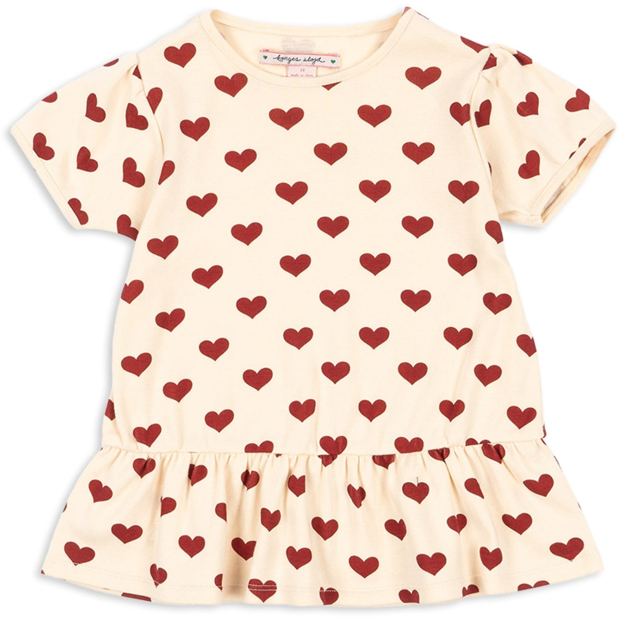 Konges Sløjd Amour Rouge Classic Tee GOTS