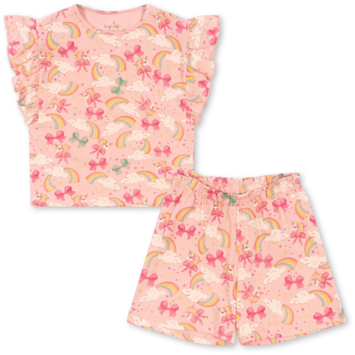 Konges Sløjd Rainbow Sløjfe Lin Flæse Sæt GOTS