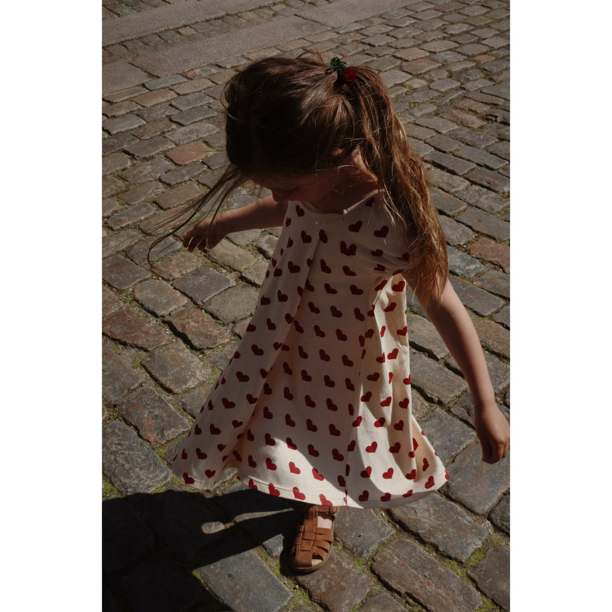 Konges Sløjd Amour Rouge Classic Ss Kjole GOTS