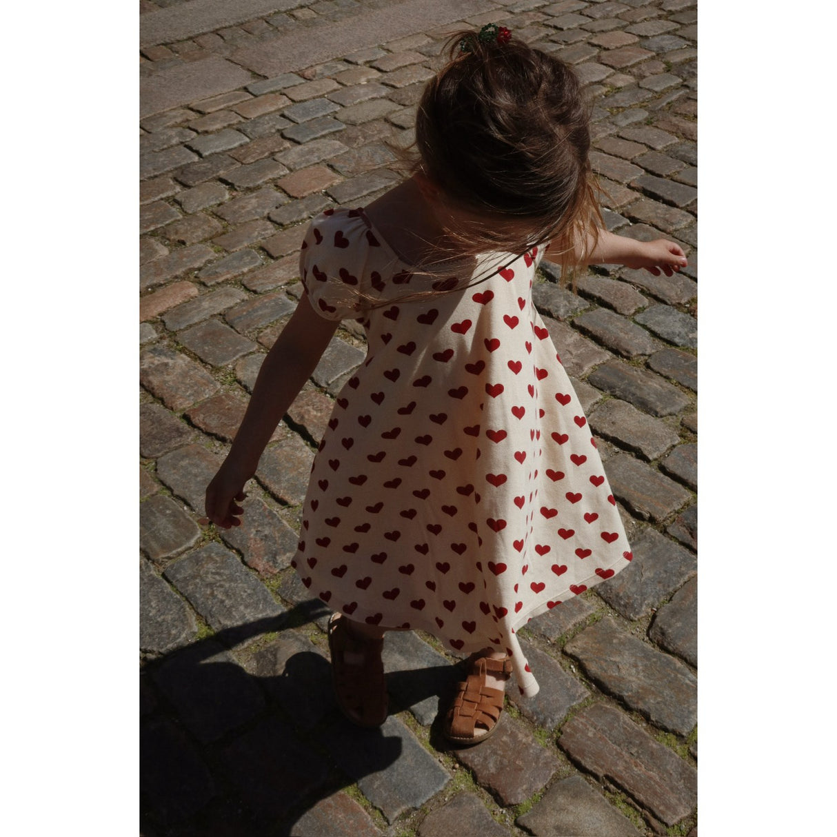 Konges Sløjd Amour Rouge Classic Ss Kjole GOTS