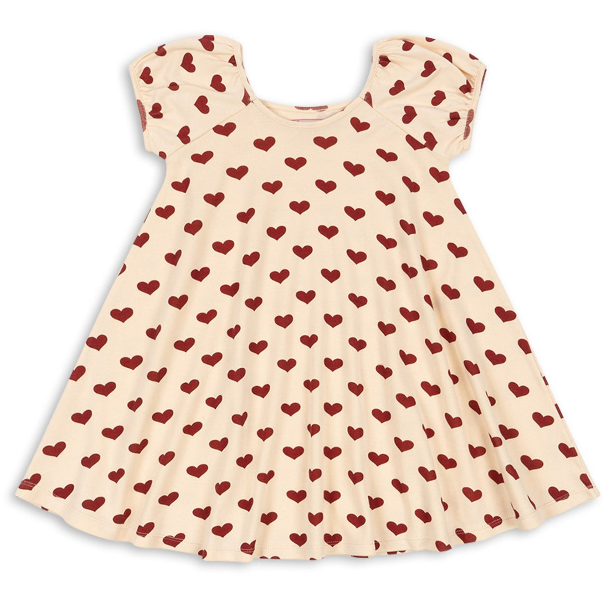 Konges Sløjd Amour Rouge Classic Ss Kjole GOTS