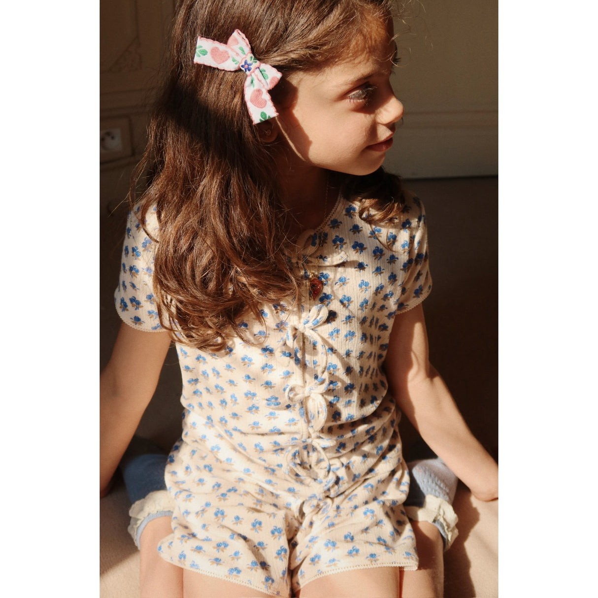 Konges Sløjd Piccoloblu Gold Mulli Shorts GOTS