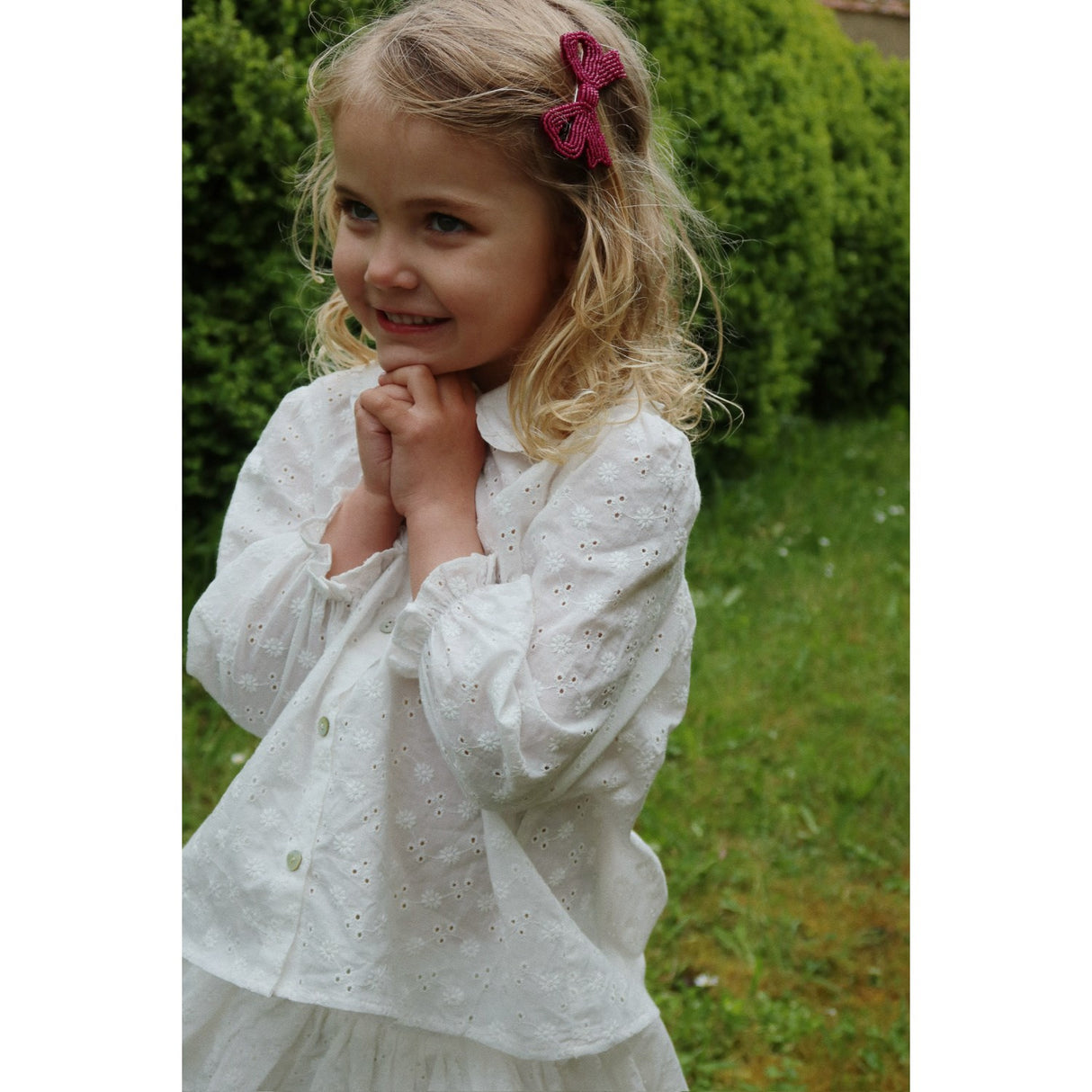 Konges Sløjd Optic White Lacey Krave Skjorte