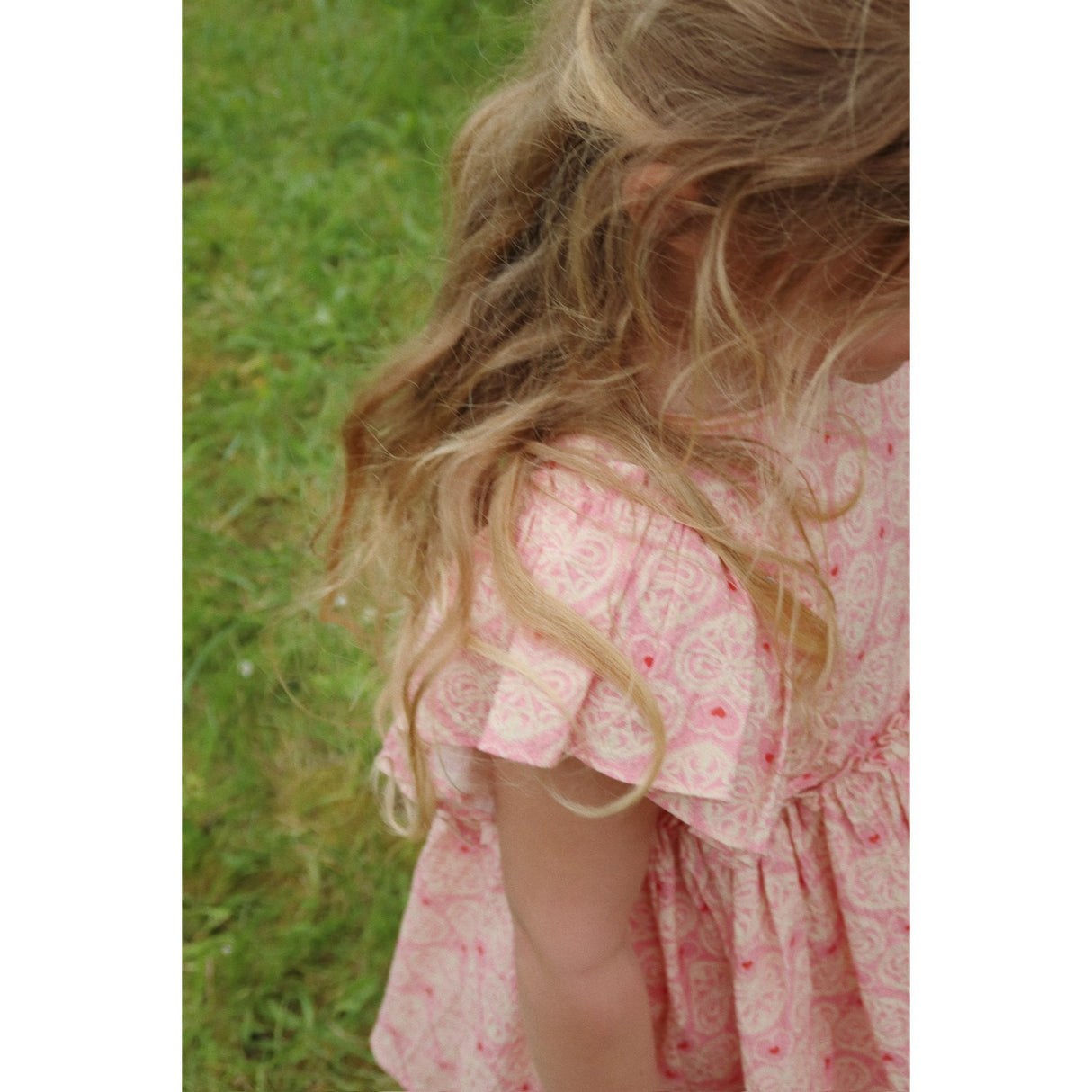 Konges Sløjd Lacy Pink Ava Sløjfe Kjole GOTS