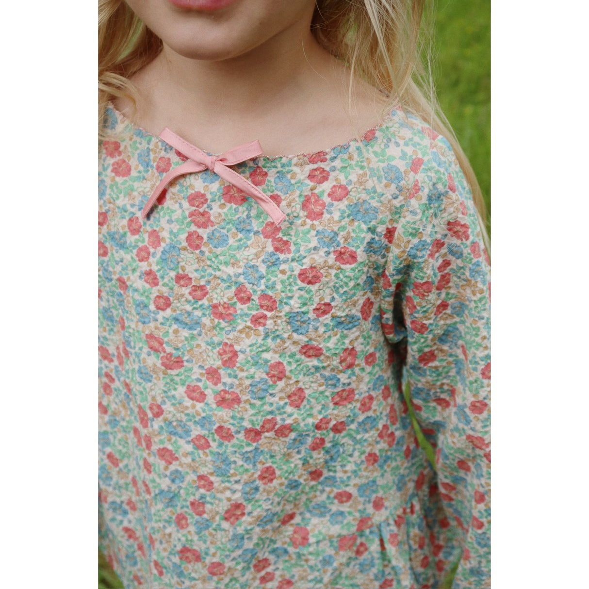 Konges Sløjd Fiola Elin Sløjfe Bluse GOTS