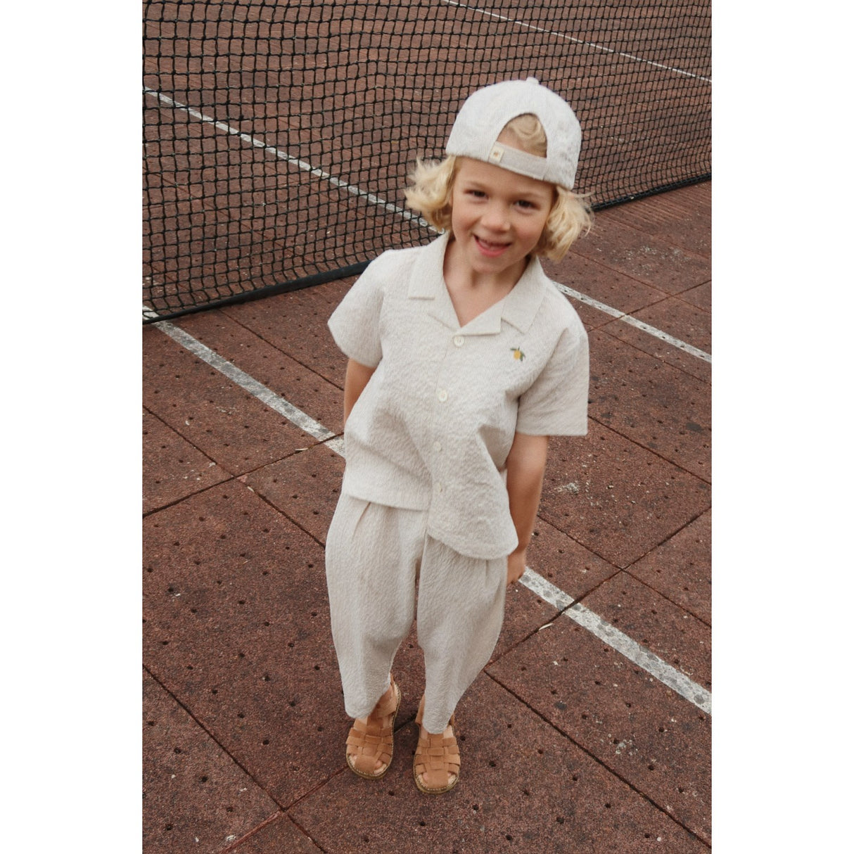 Konges Sløjd Quarry Stripe Elliot Ss Skjorte GOTS