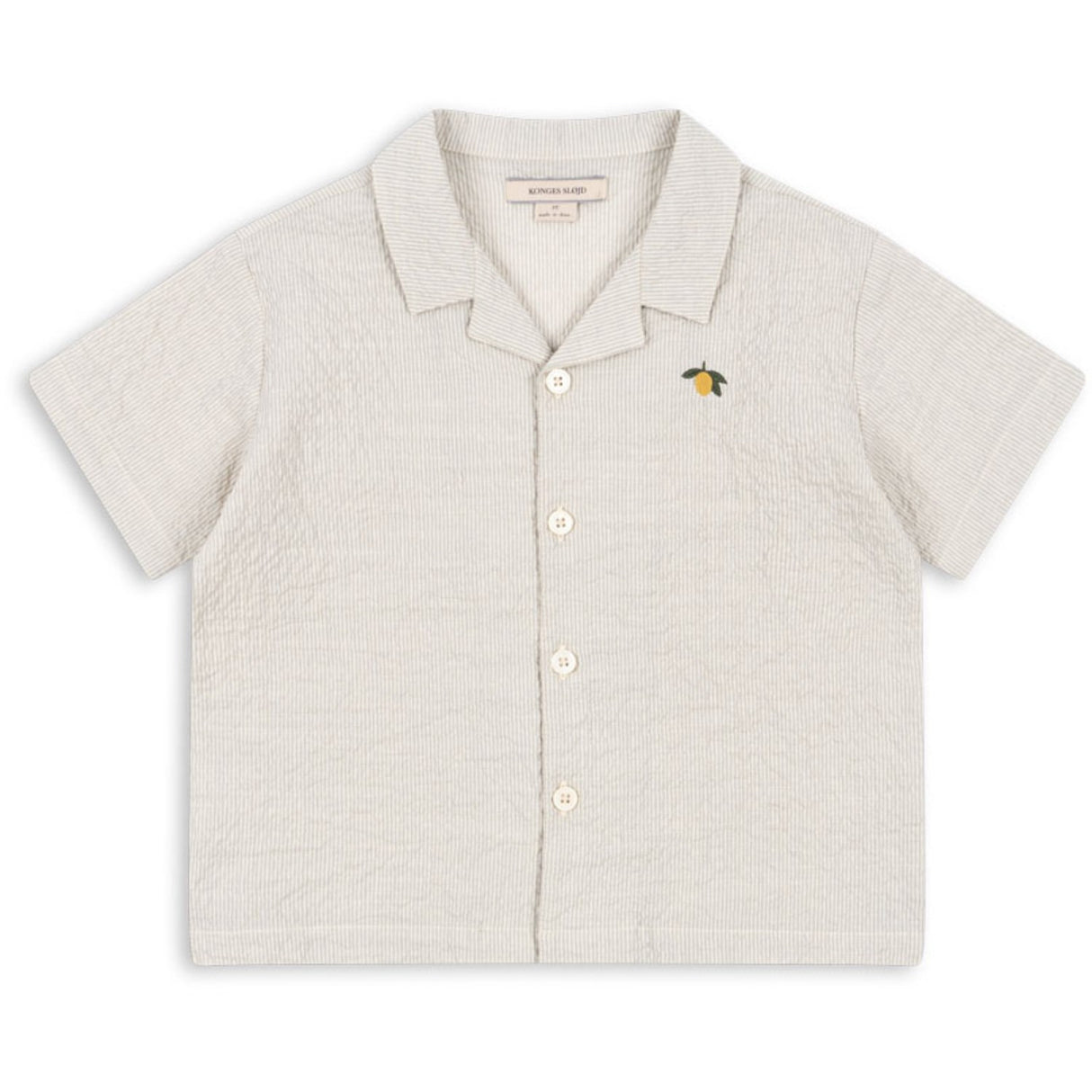 Konges Sløjd Quarry Stripe Elliot Ss Skjorte GOTS