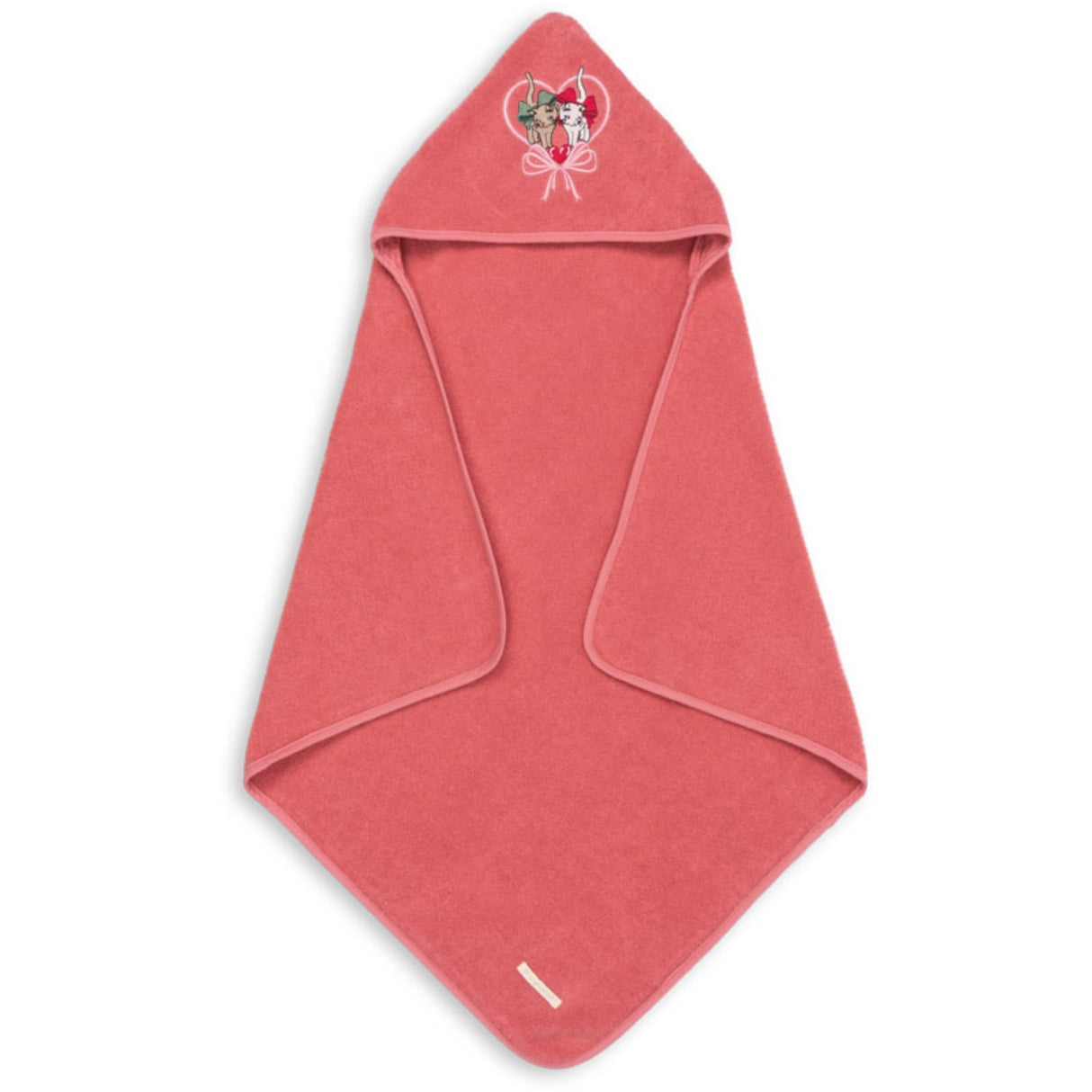 Konges Sløjd Flamingo Plume Terry Håndklæde Embroidery Gots