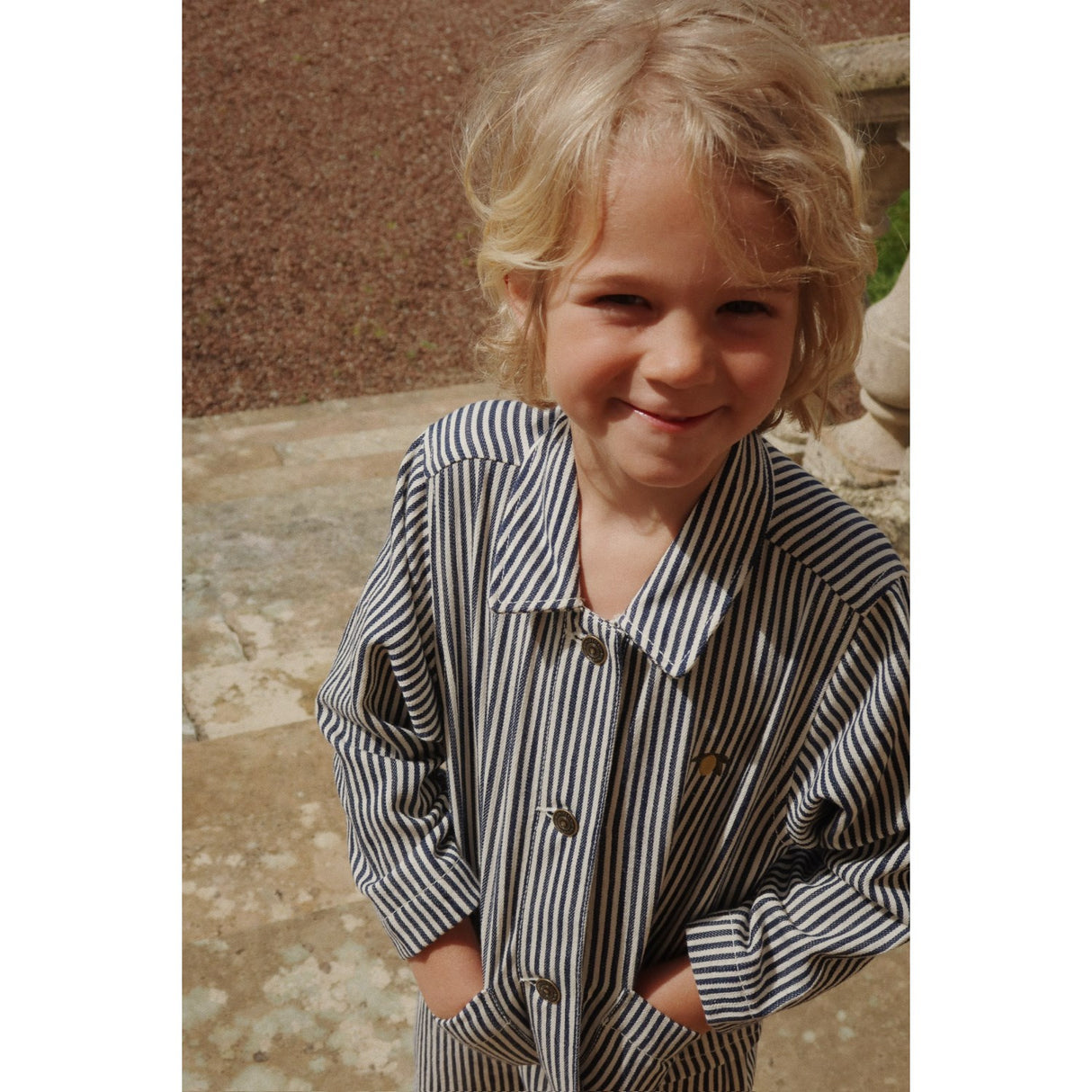 Konges Sløjd Naval Stripe Fender Jakke GOTS