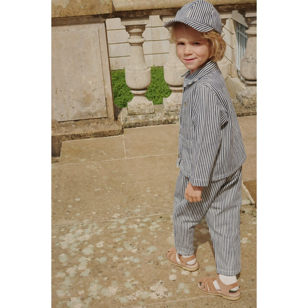 Konges Sløjd Naval Stripe Fender Jakke GOTS