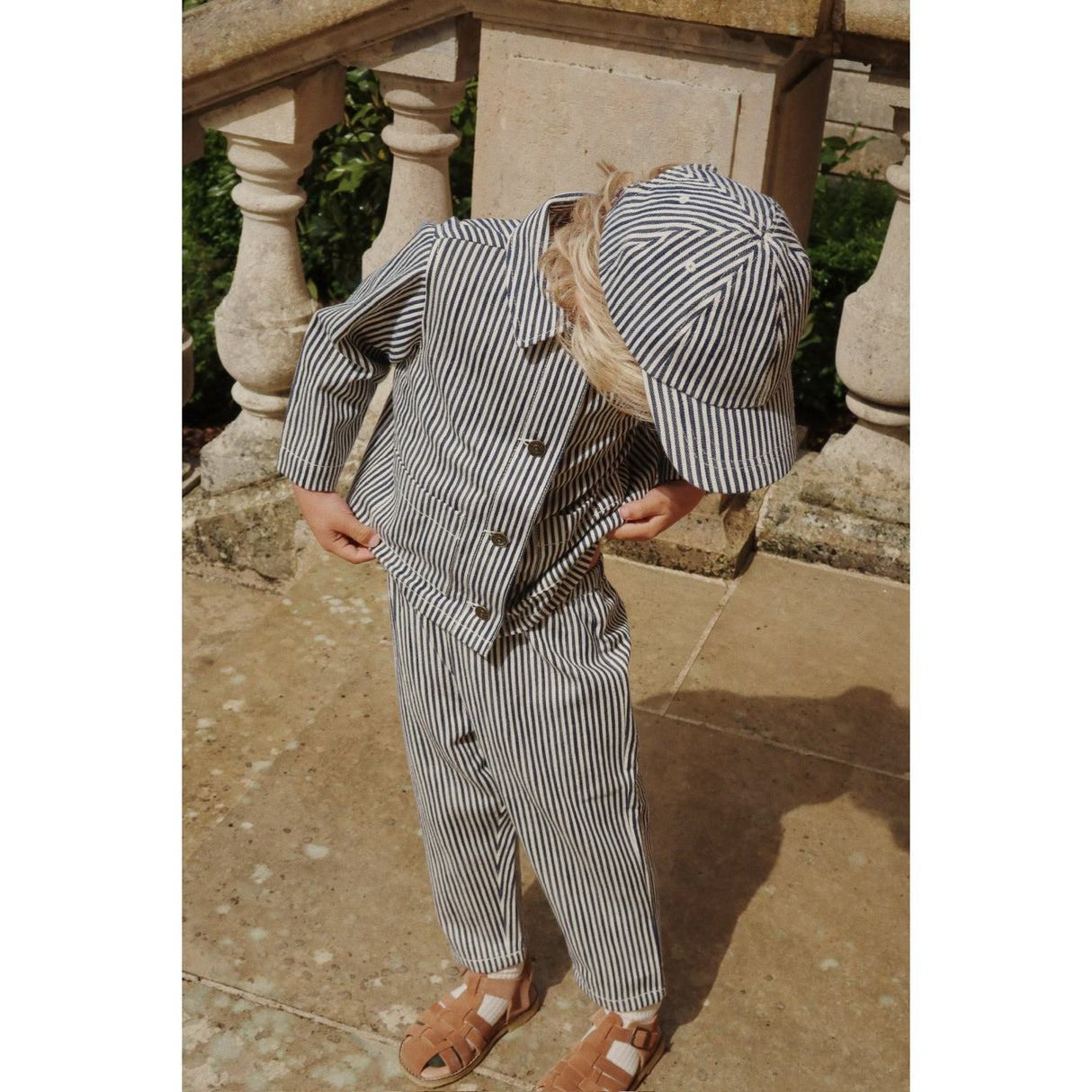 Konges Sløjd Naval Stripe Fender Bukser GOTS