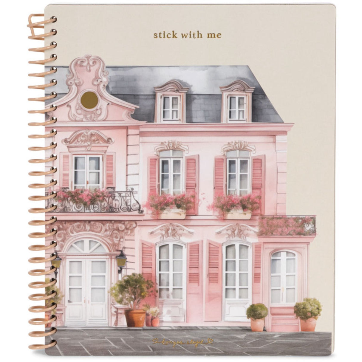 Konges Sløjd Dusty Pink Klistermærke Bog Fsc.