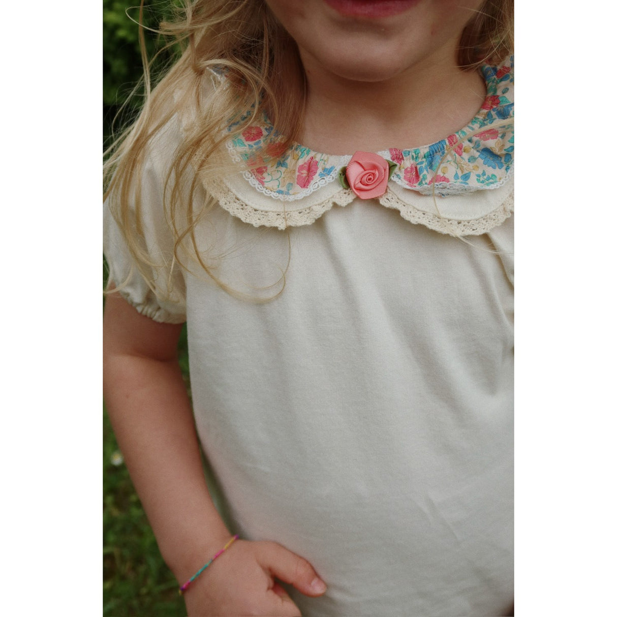 Konges Sløjd Antique White Pami Tee GOTS