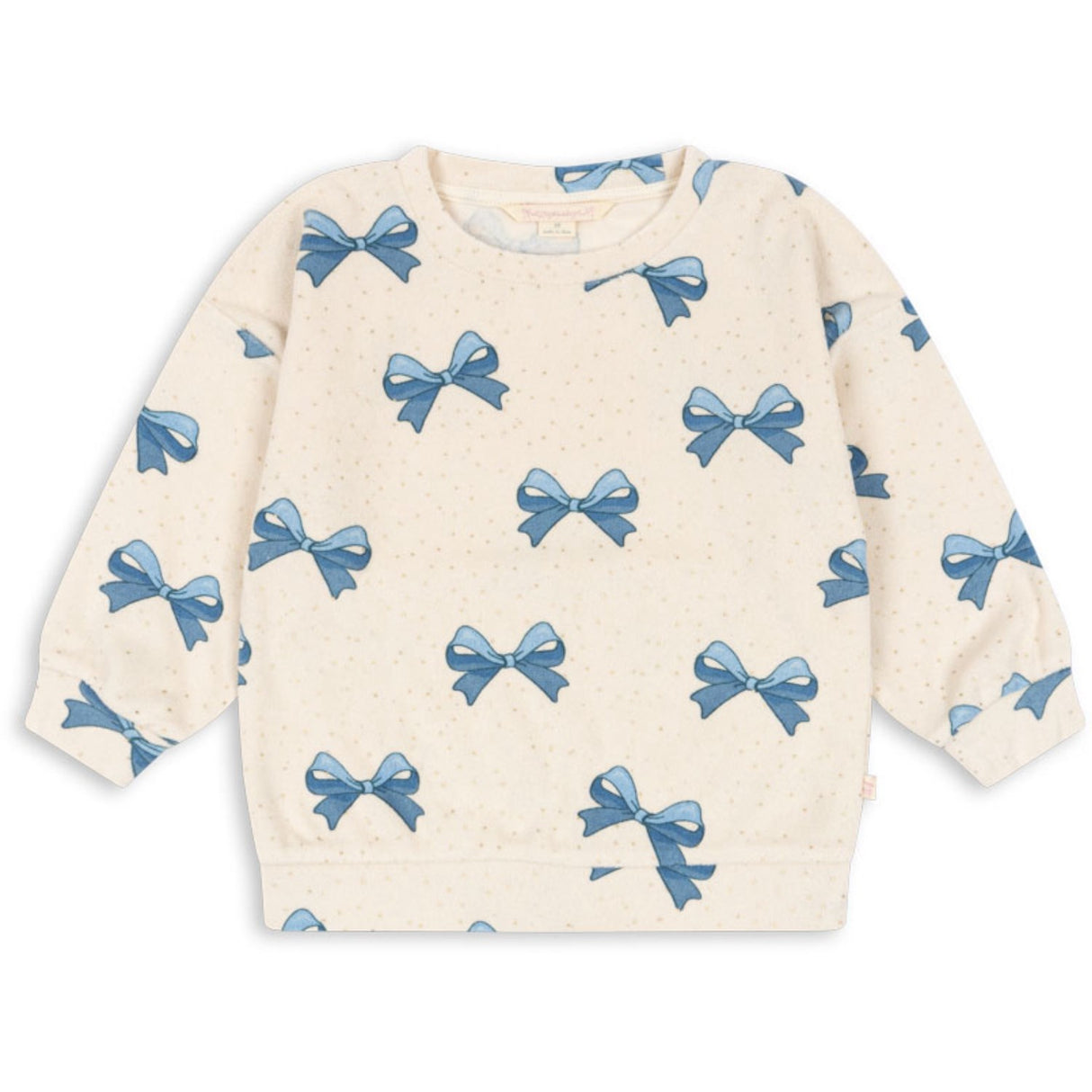 Konges Sløjd Bowie Blue Gold Itty Sweatshirt GOTS