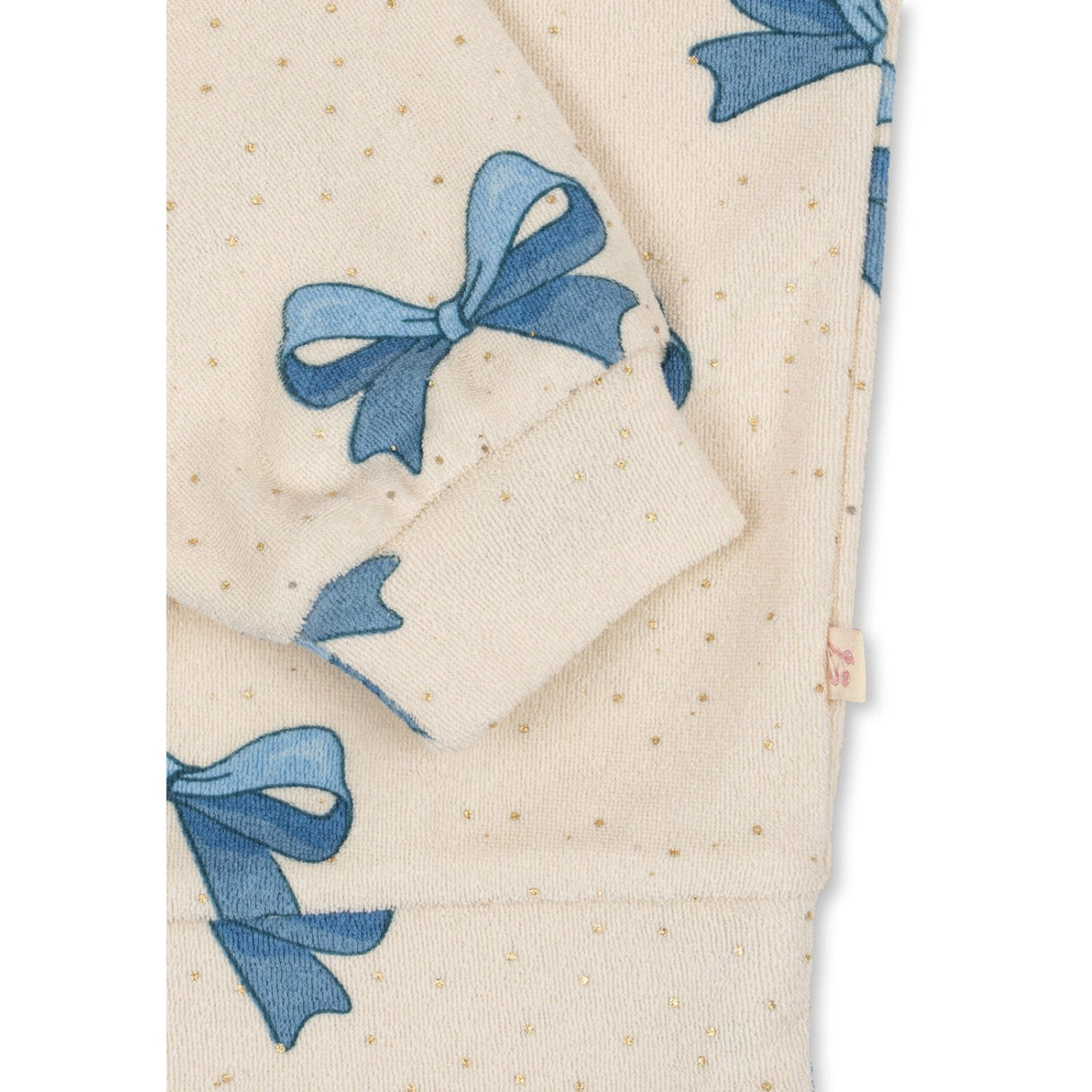 Konges Sløjd Bowie Blue Gold Itty Sweatshirt GOTS