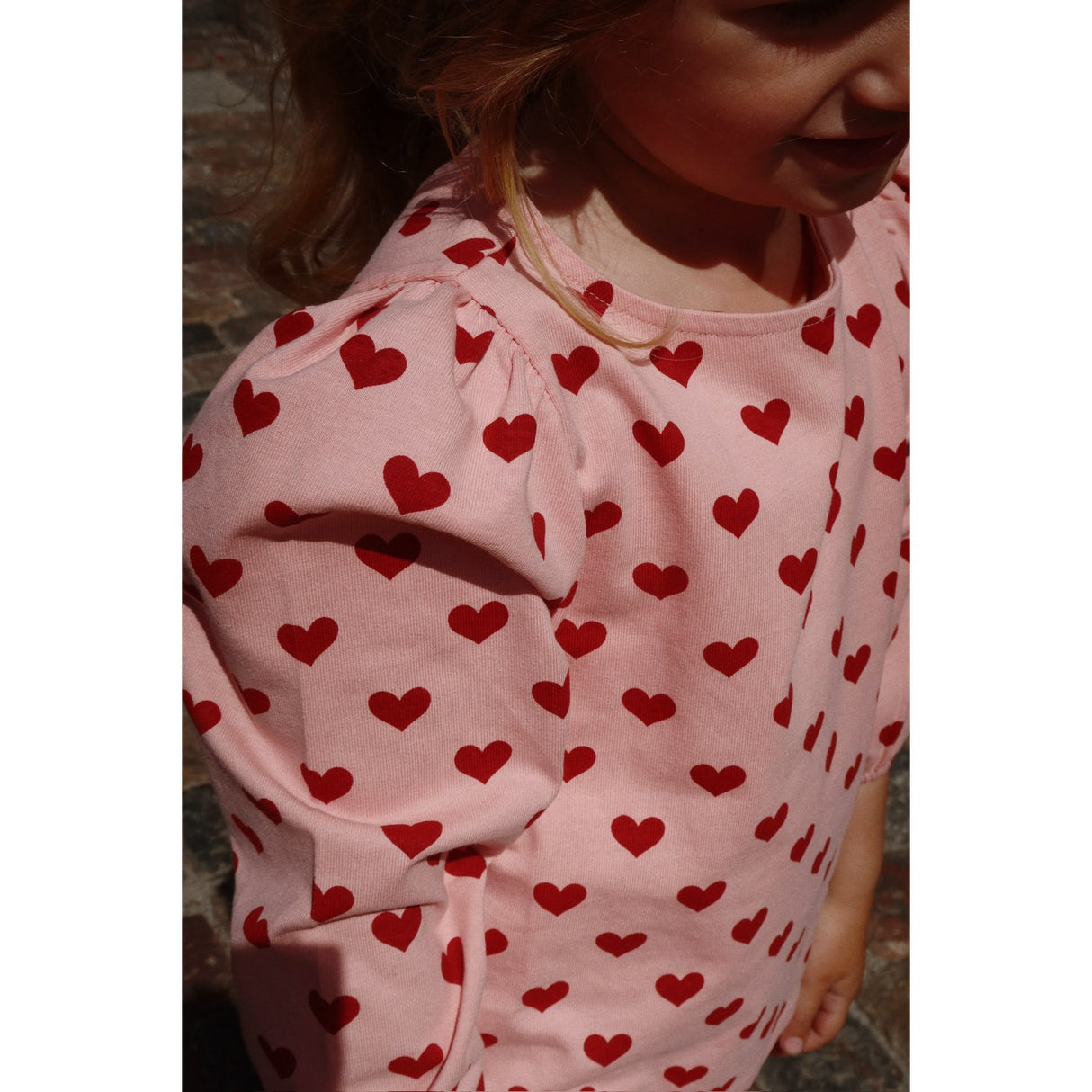 Konges Sløjd Amour Rouge Drey Slit Bluse GOTS