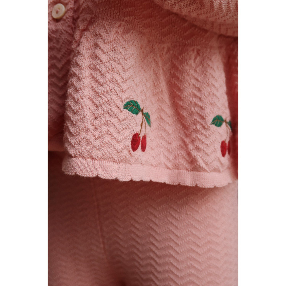 Konges Sløjd Mellow Rose Cypres Cardigan GOTS