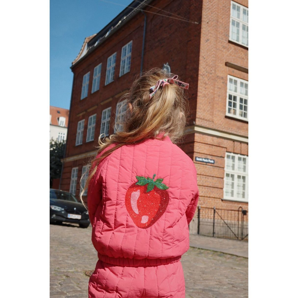 Konges Sløjd Raspberry Wine Juno Sparkle Bomber Termojakke