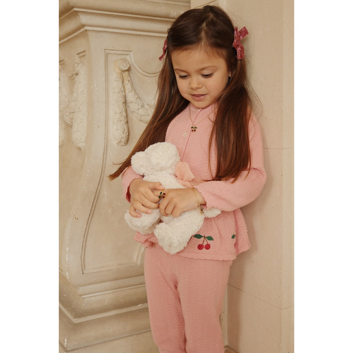 Konges Sløjd Mellow Rose Cypres Cardigan GOTS