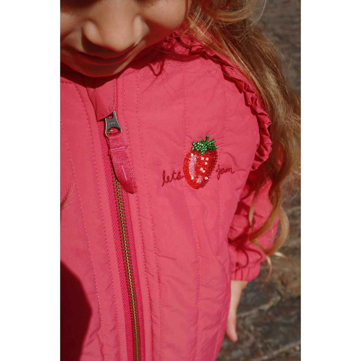 Konges Sløjd Raspberry Wine Juno Sparkle Bomber Termojakke