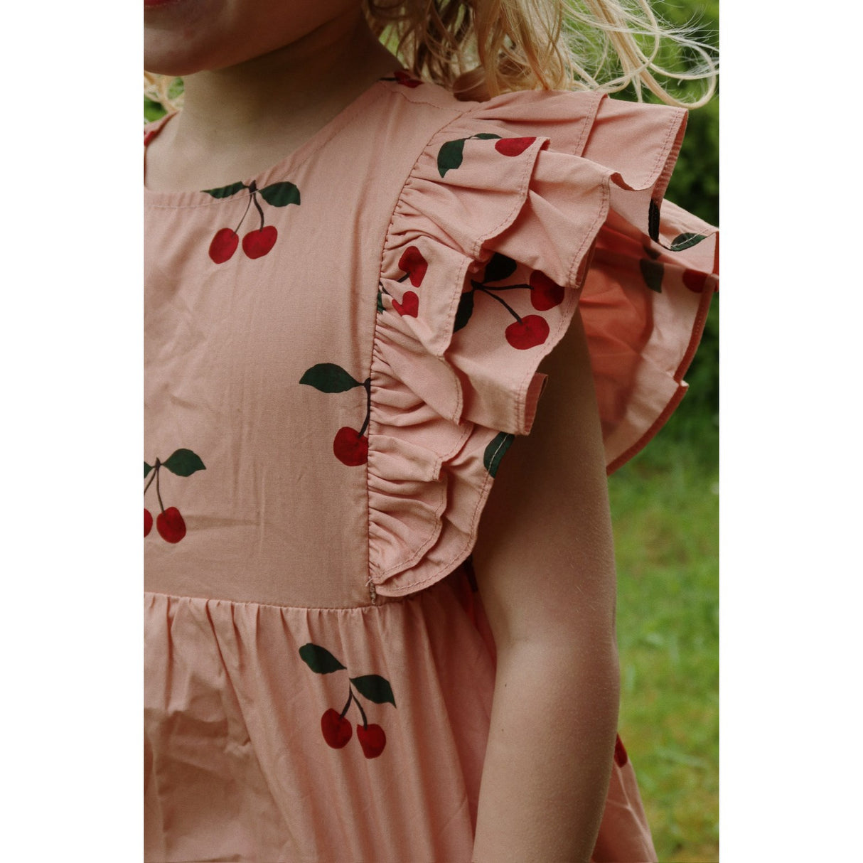 Konges Sløjd Ma Grande Cerise Blush Verbena Top GOTS