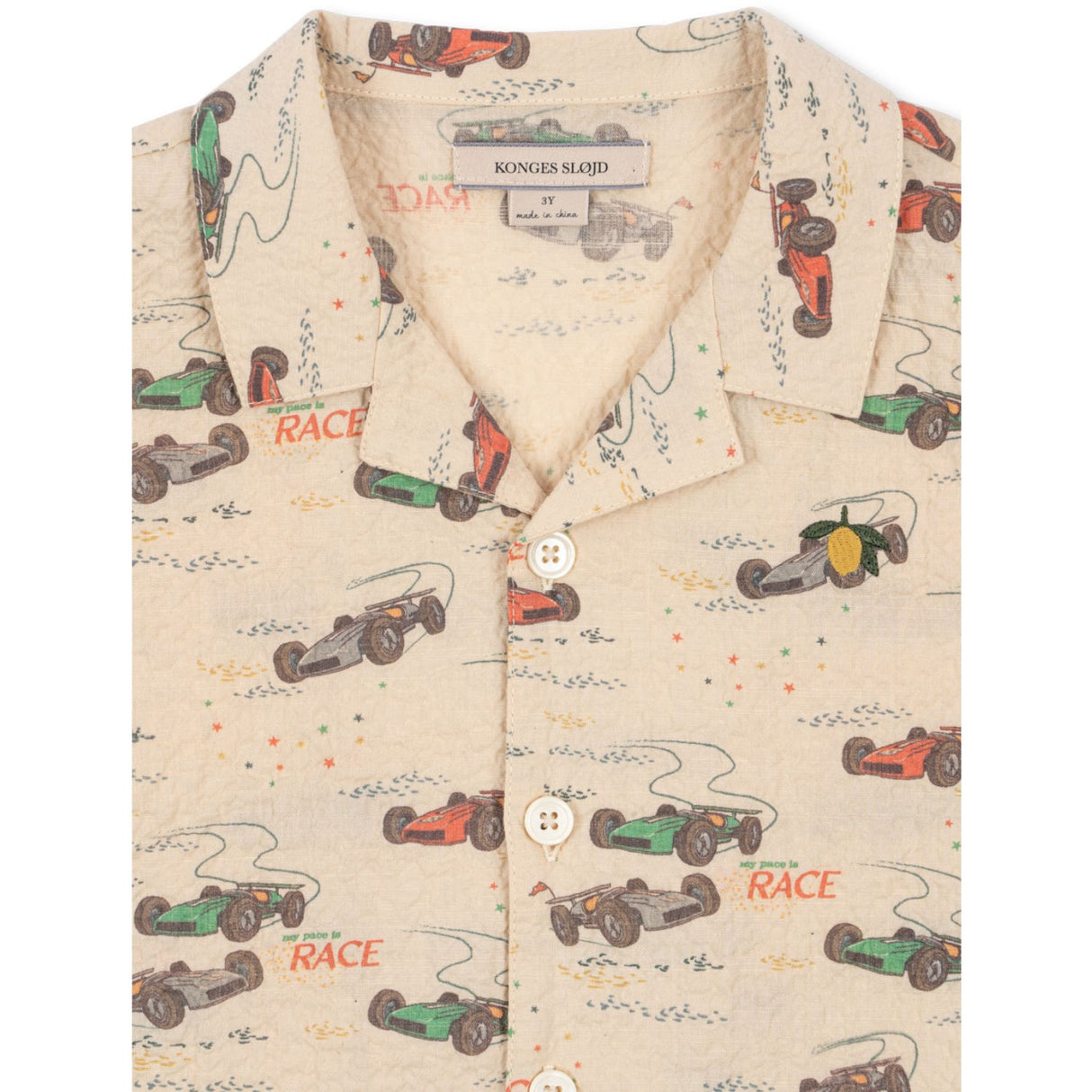 Konges Sløjd Grand Prix Elliot Ss Skjorte GOTS