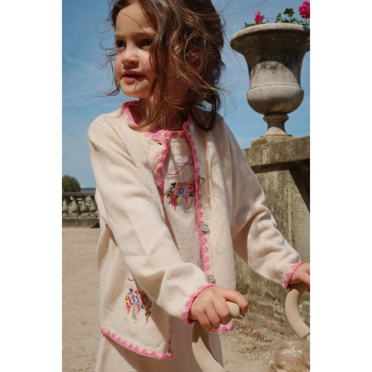 Konges Sløjd Off White Collette Strik Cardigan