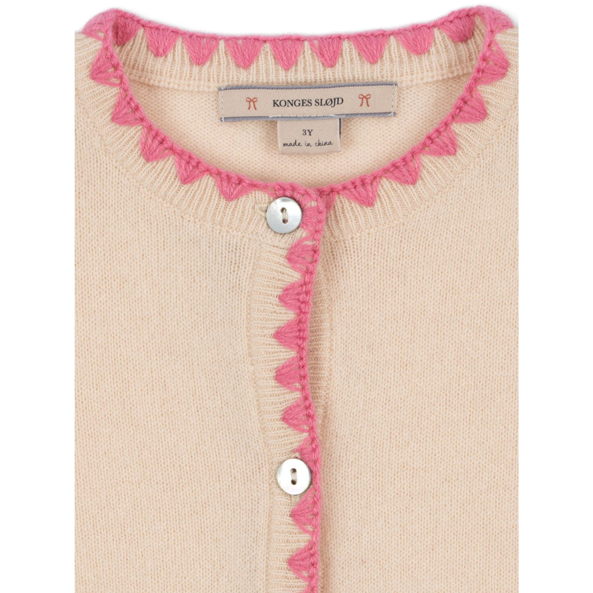 Konges Sløjd Off White Collette Strik Cardigan