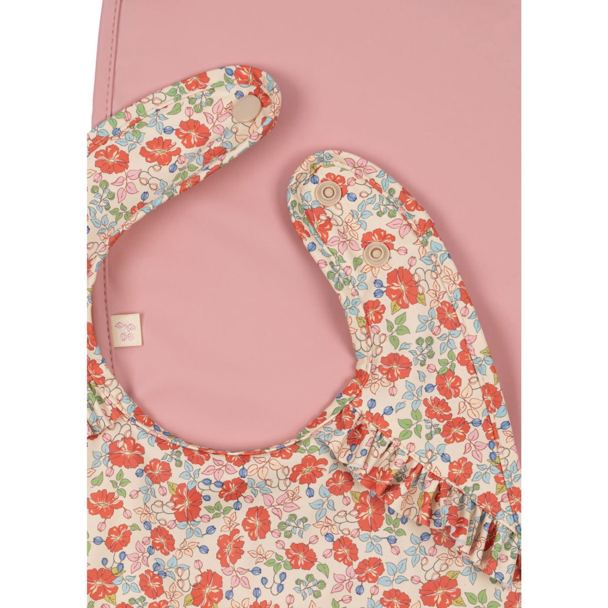 Konges Sløjd Kaluka/Bridal Rose 2 Pak Dinner Hagesmæk Med Flæse