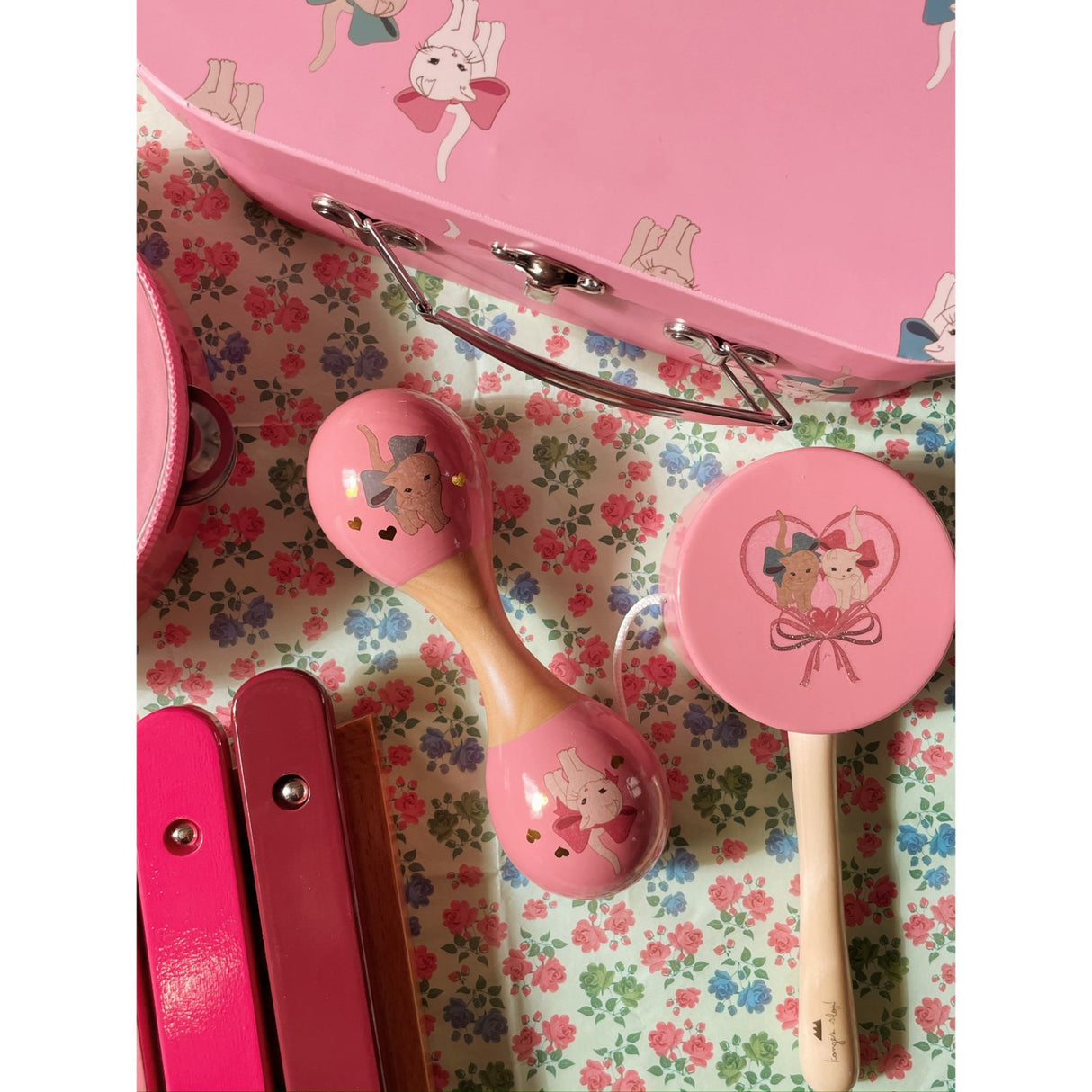 Konges Sløjd Sløjfe Kitty Wooden Musik Sæt Fsc