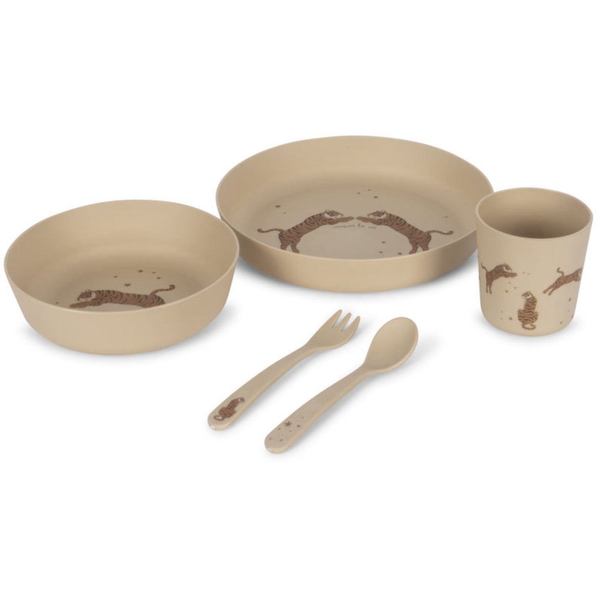 Konges Sløjd Tiger Pla Dinner Sæt