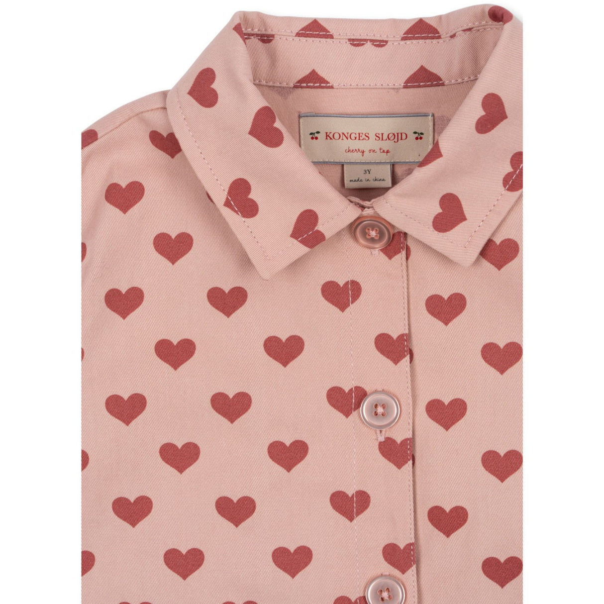 Konges Sløjd Amour Rouge Fen Skjorte Jakke GOTS