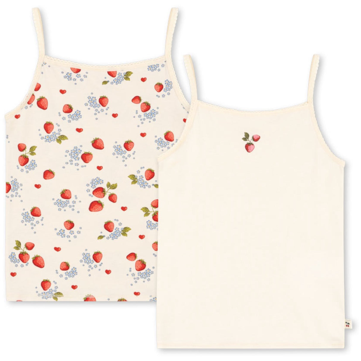 Konges Sløjd Marmalade Mix Basic 2 Pak Strop Top GOTS