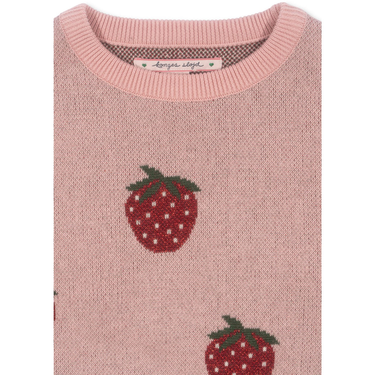 Konges Sløjd Strawberry Lapis Lurex Strik Bluse