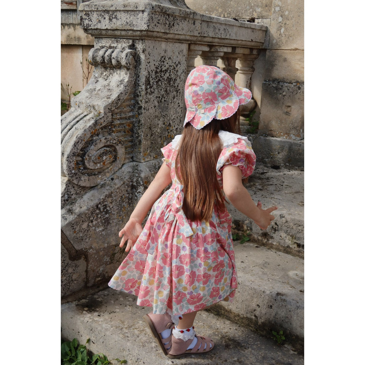 Konges Sløjd Fleur Anglaise Coeur Krave Kjole GOTS