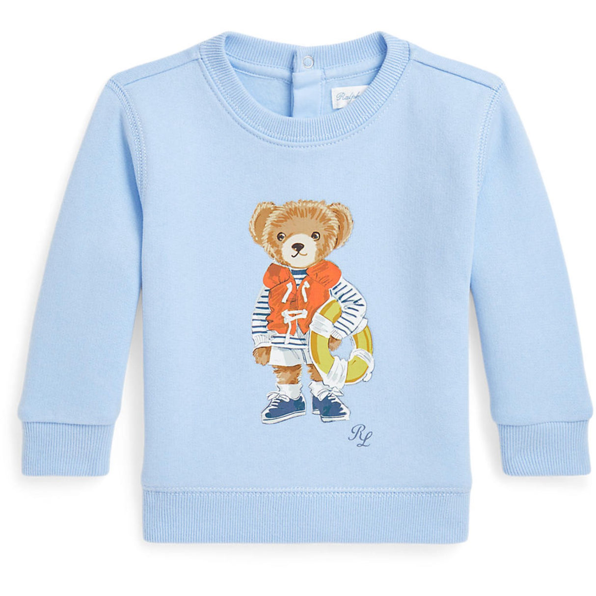 Ralph Lauren Baby Office Blue Bjørn Sweatshirt