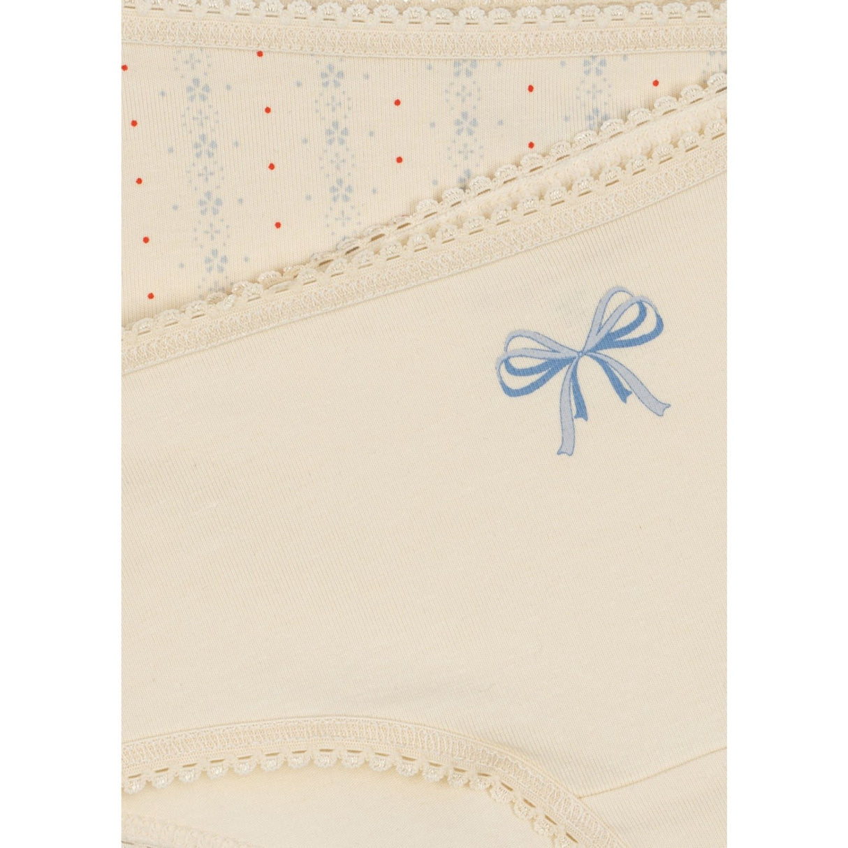 Konges Sløjd Fete De Fleur/Seedpearl Basic 2 Pak Girl Underbukser GOTS
