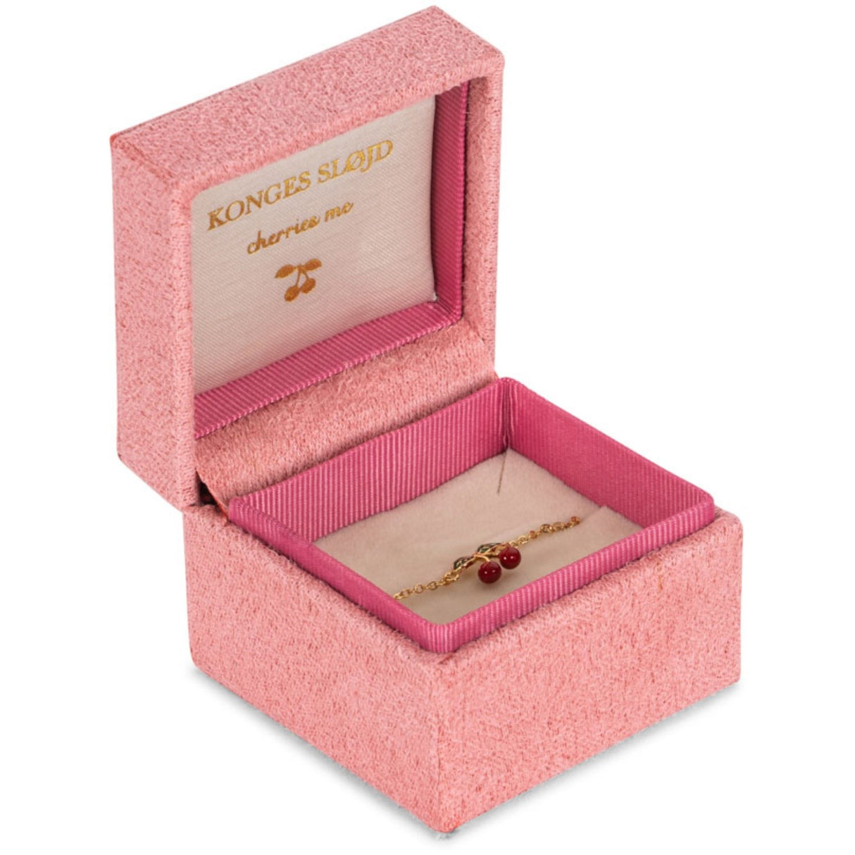 Konges Sløjd Cherry 24K Guld Belagt Cherry Armbånd