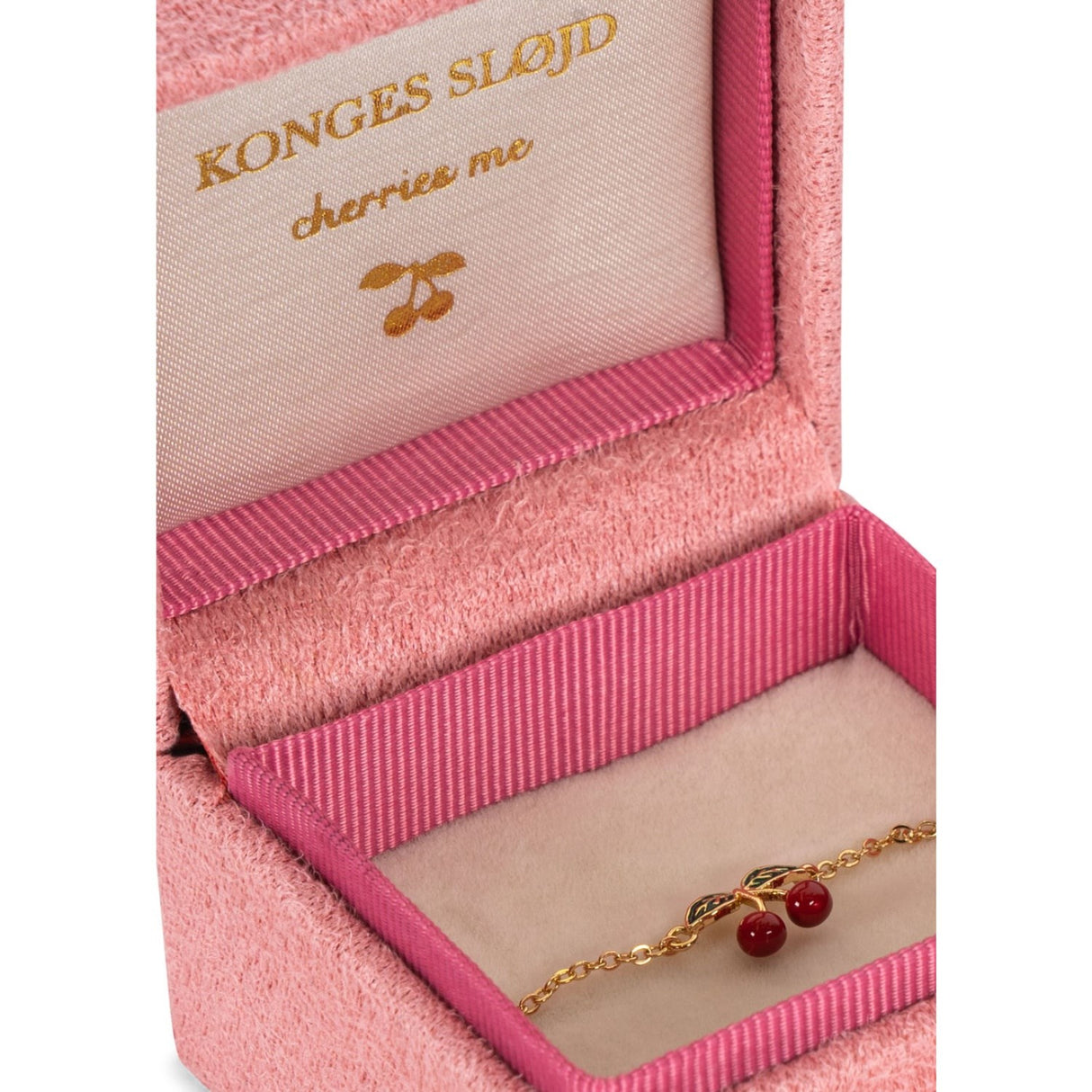 Konges Sløjd Cherry 24K Guld Belagt Cherry Armbånd