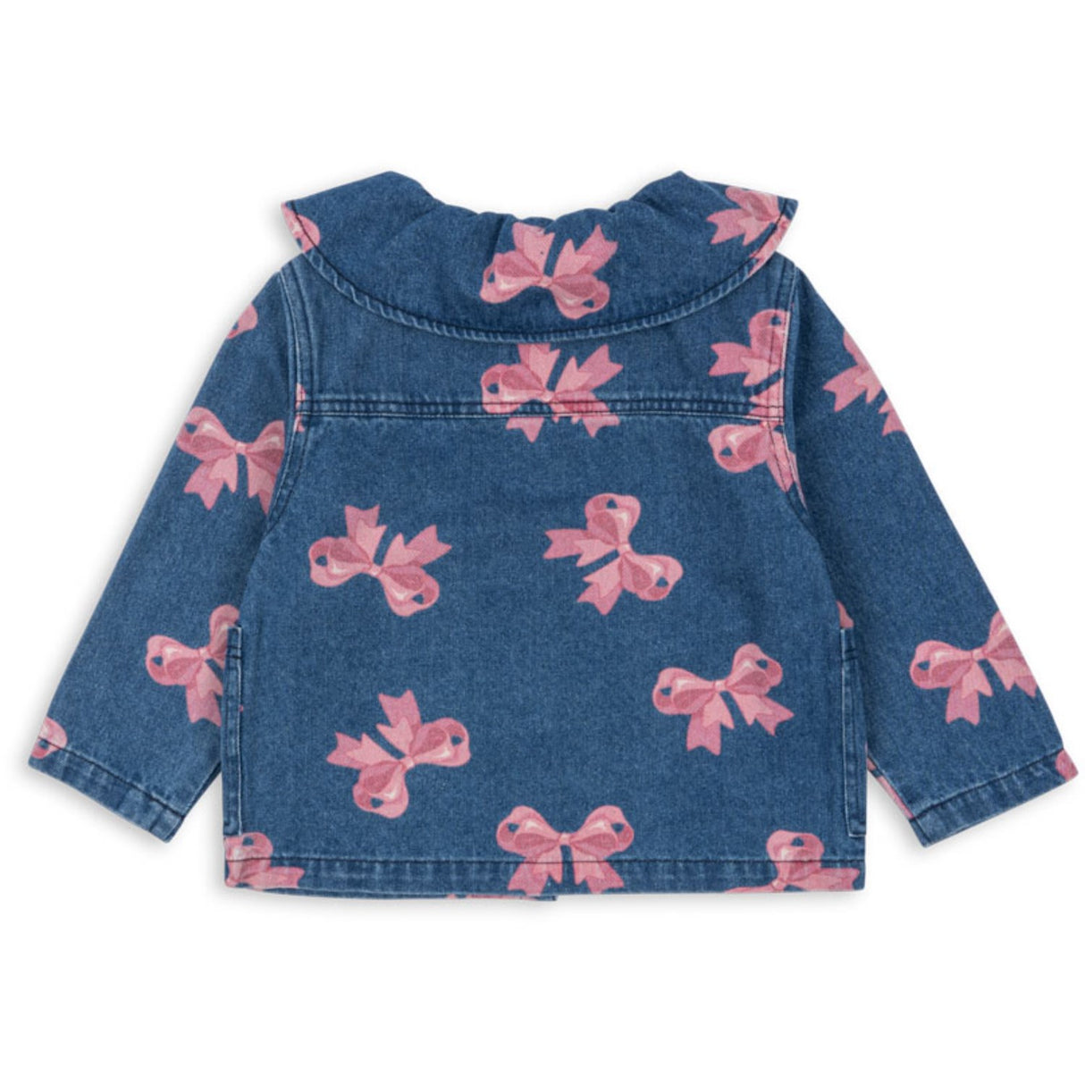 Konges Sløjd Bella Sløjfe Magot Krave Jakke Denim GOTS