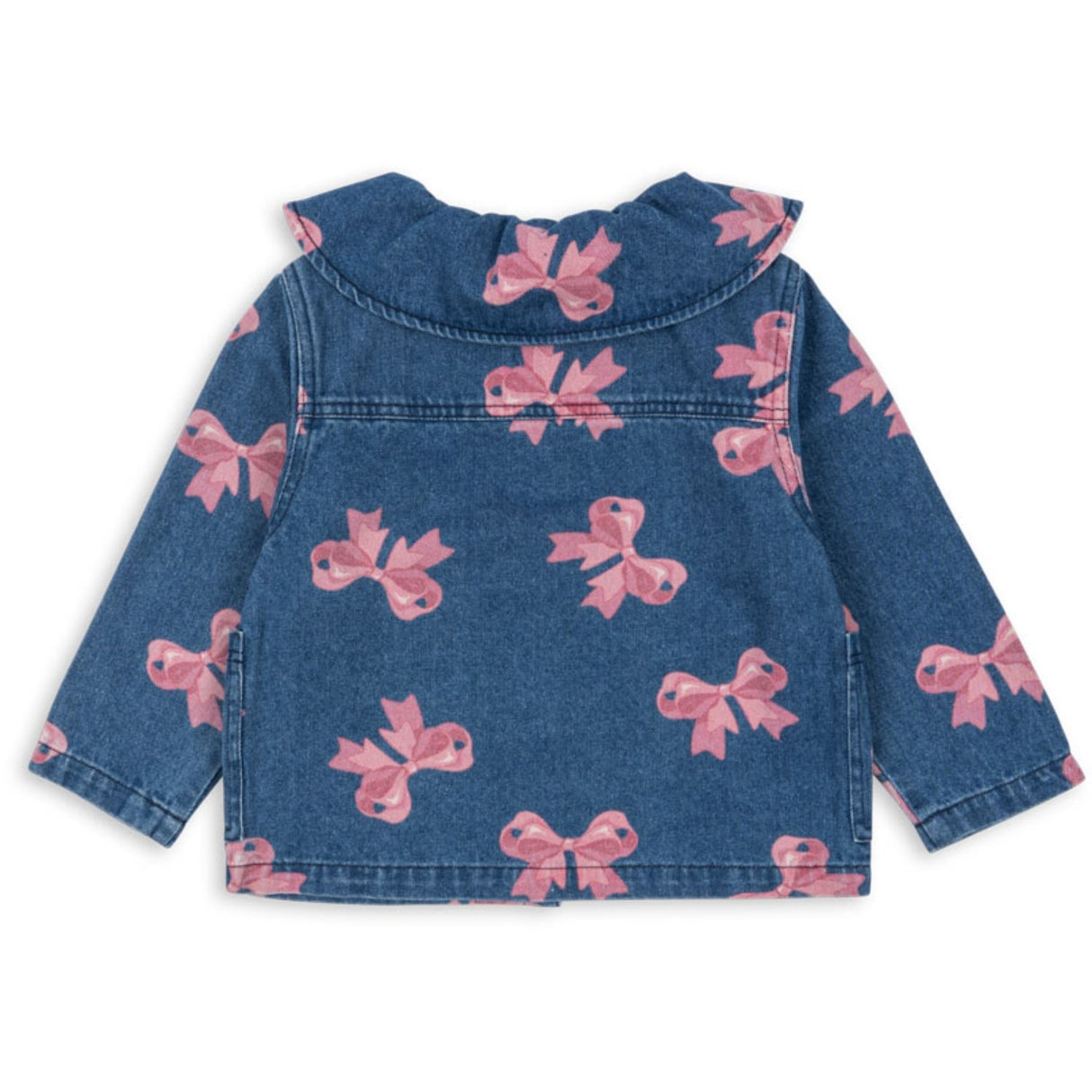 Konges Sløjd Bella Sløjfe Magot Krave Jakke Denim GOTS