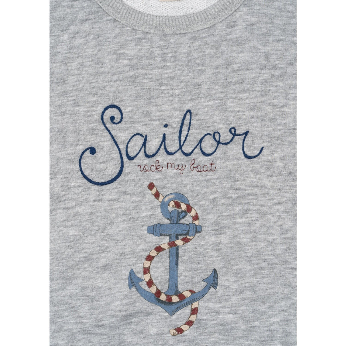 Konges Sløjd Grey Melange Lou Sweatshirt Ocs