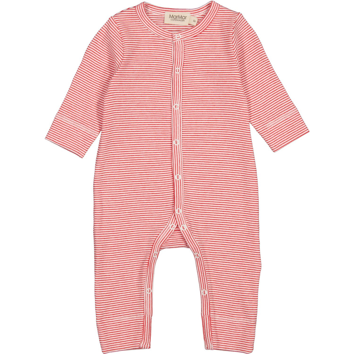 MarMar Modal Fine Rib Red Stripe Rukana Heldragt