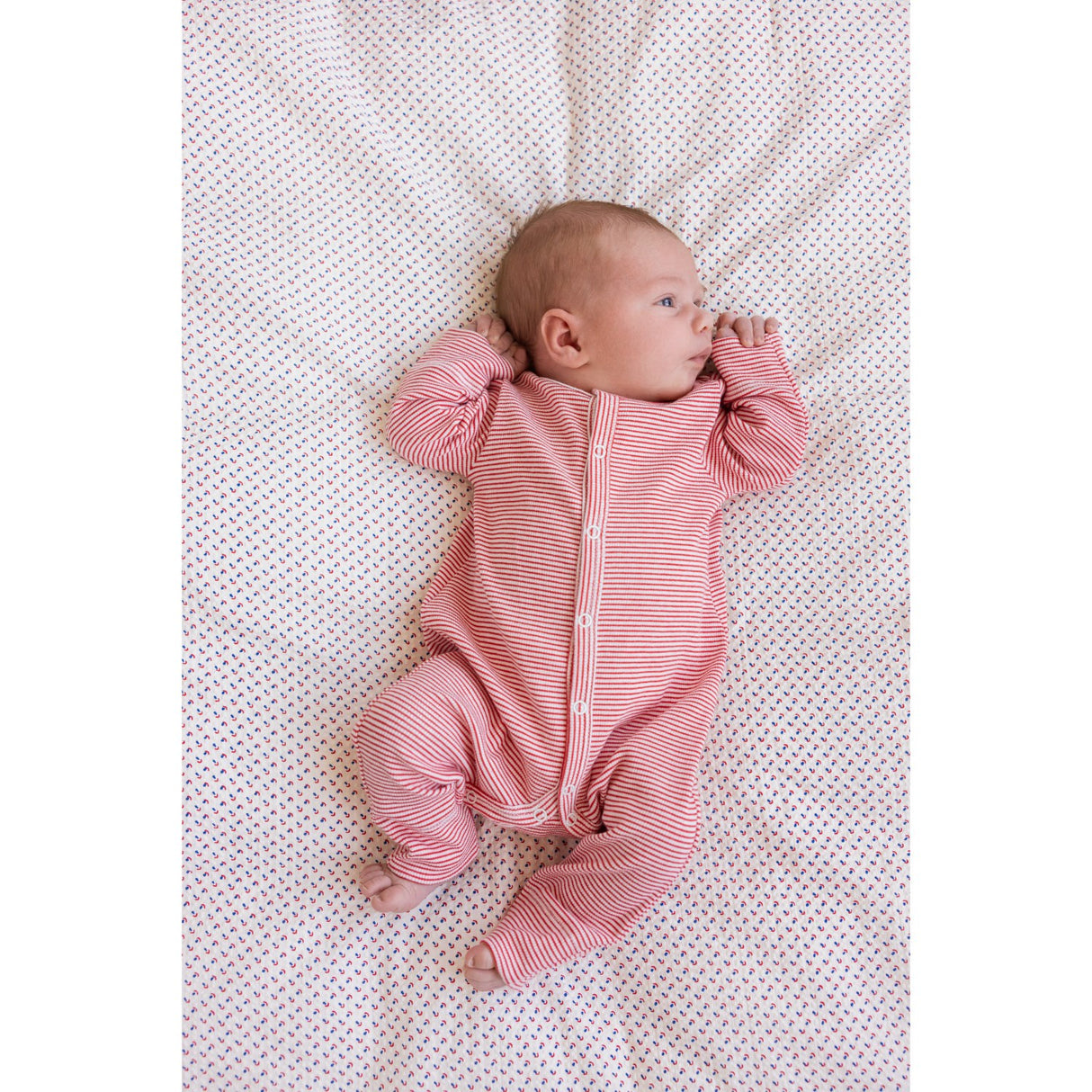 MarMar Modal Fine Rib Red Stripe Rukana Heldragt