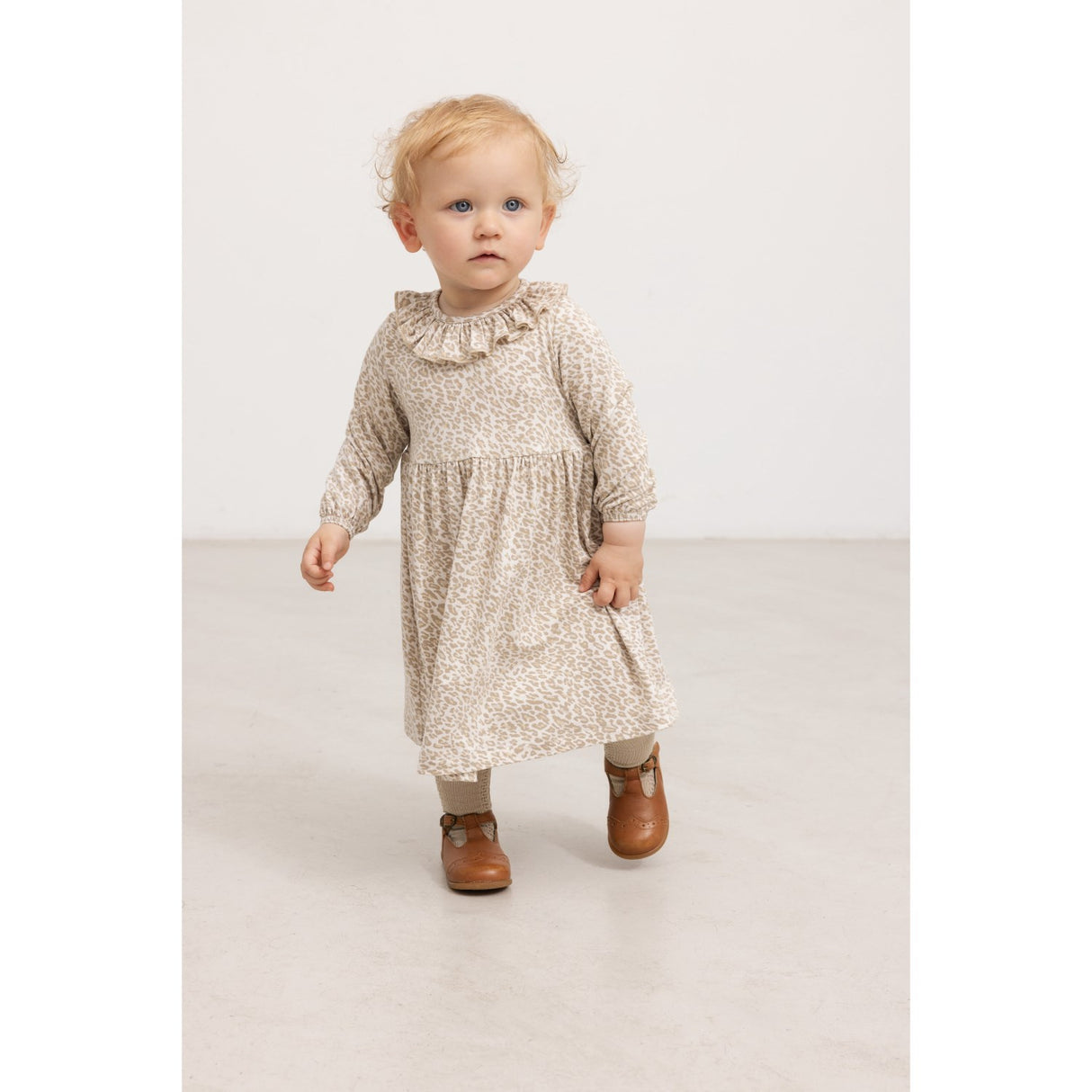 MarMar Leopard Beige Leo Diora Flæse Kjole