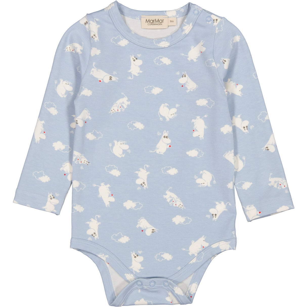 MarMar Modal Smooth Print Blue Moomin Benedicte Body
