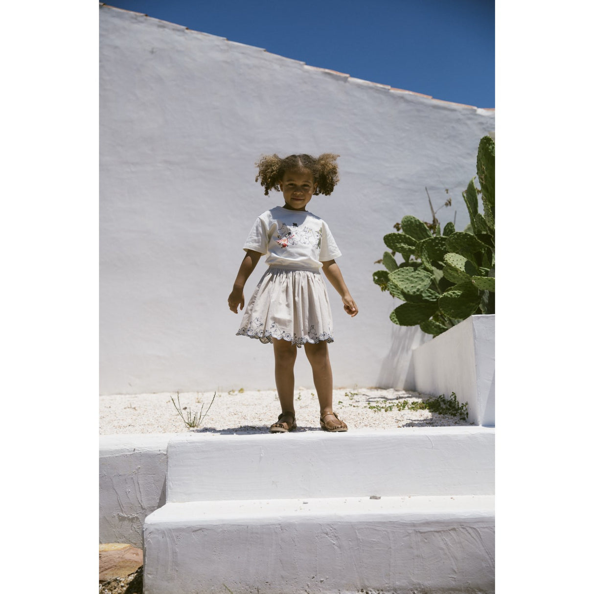 MarMar Cotton Texture Dancing Moomins Sus Nederdel