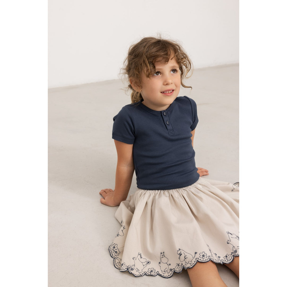 MarMar Cotton Texture Dancing Moomins Sus Nederdel