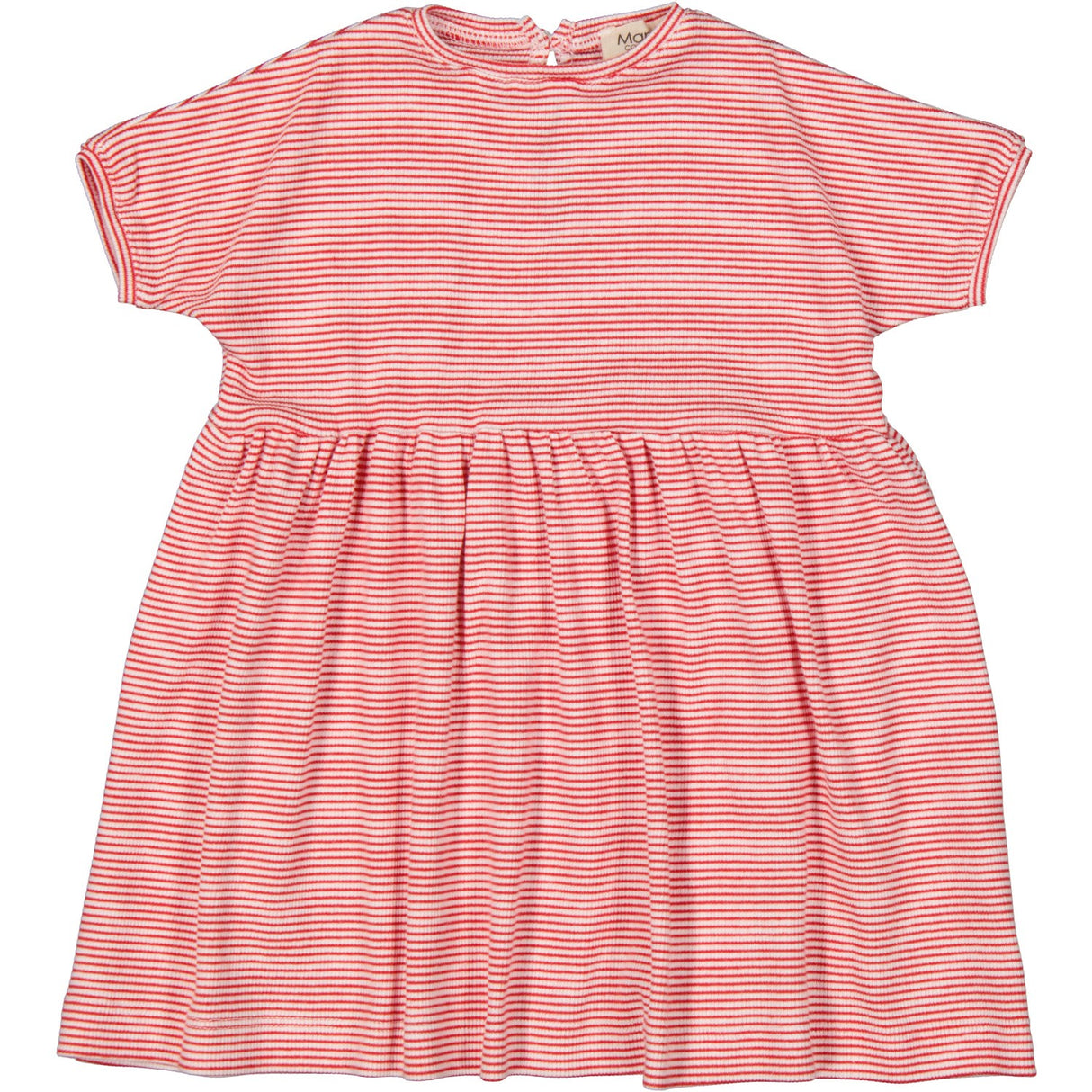 MarMar Modal Fine Rib Red Stripe Dioa Kjole