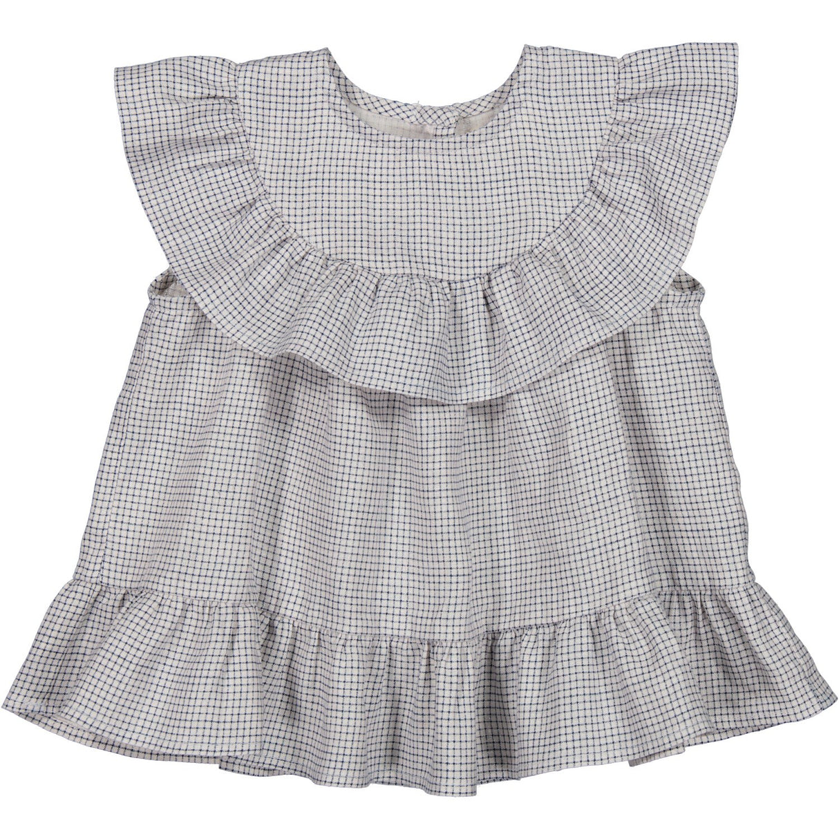 MarMar Linen Mini Check Tipa Top